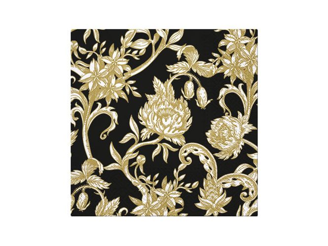 Hovedbilde Kort Bromma - Serviett Baroque flowers