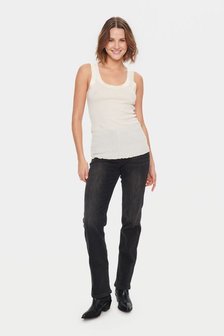 Hovedbilde Saint Tropez - Maya Tank Top Ice Silk/Cotton