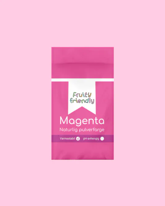 Hovedbilde Fruity Friendly - Pulverfarge Magenta