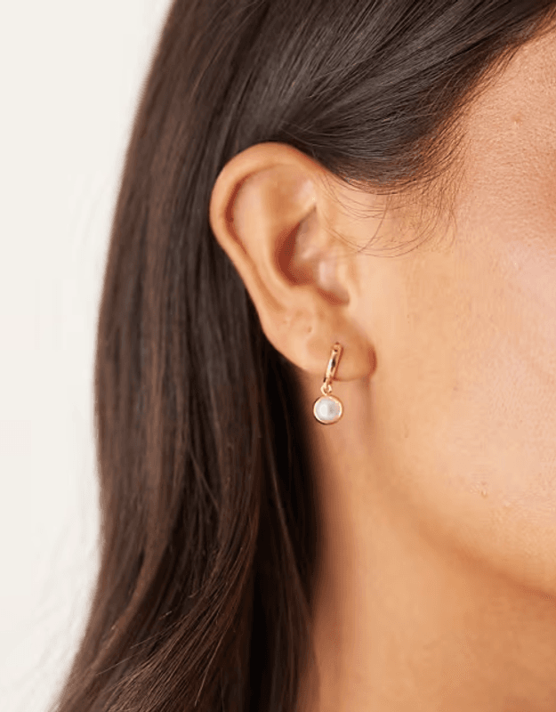 Orelia - Mini Micro Pearl Drop Earrings