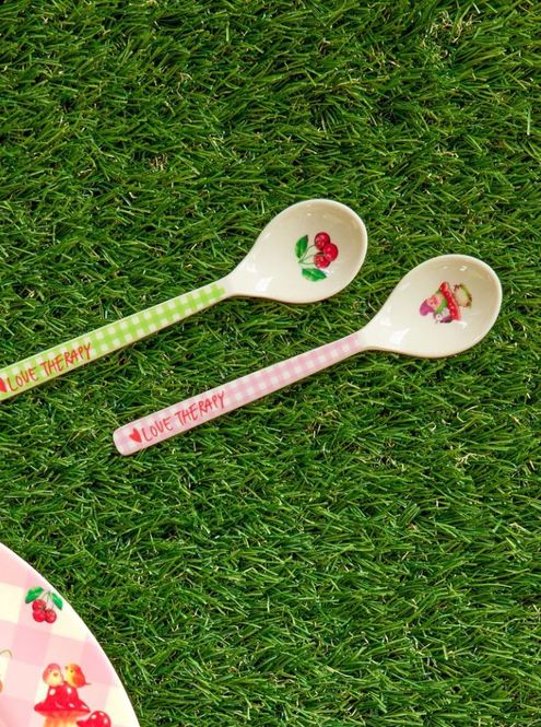 Hovedbilde Rice - Teskje Melamine Love therapy print